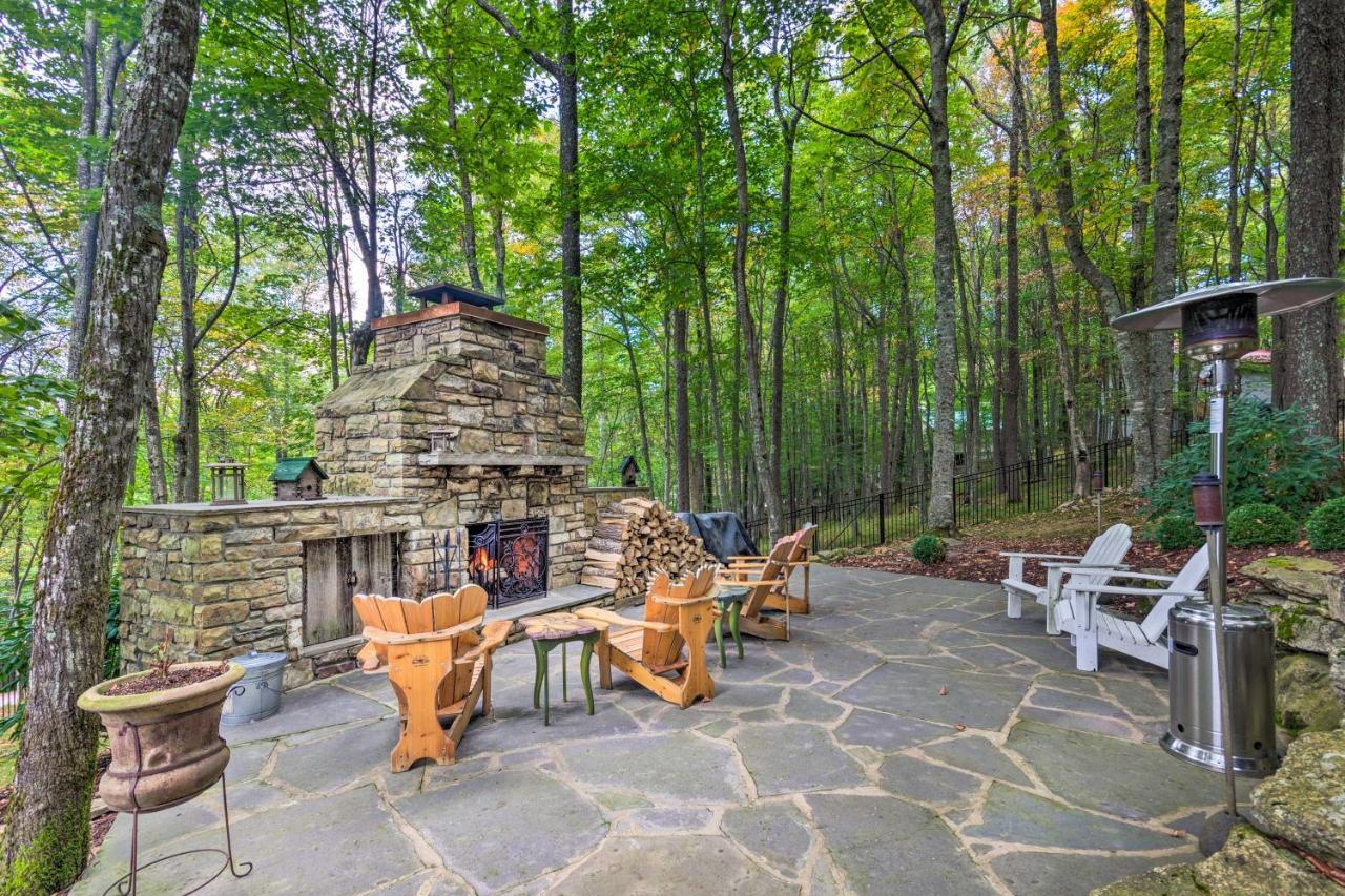 Stunning Beech Mountain Cabin With Porch And Hearth Exterior foto
